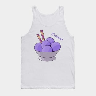 Delicious Blueberry Icecream Tank Top